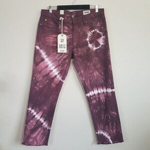 Todd Snyder Cut Off Tie Dye Denim Jeans